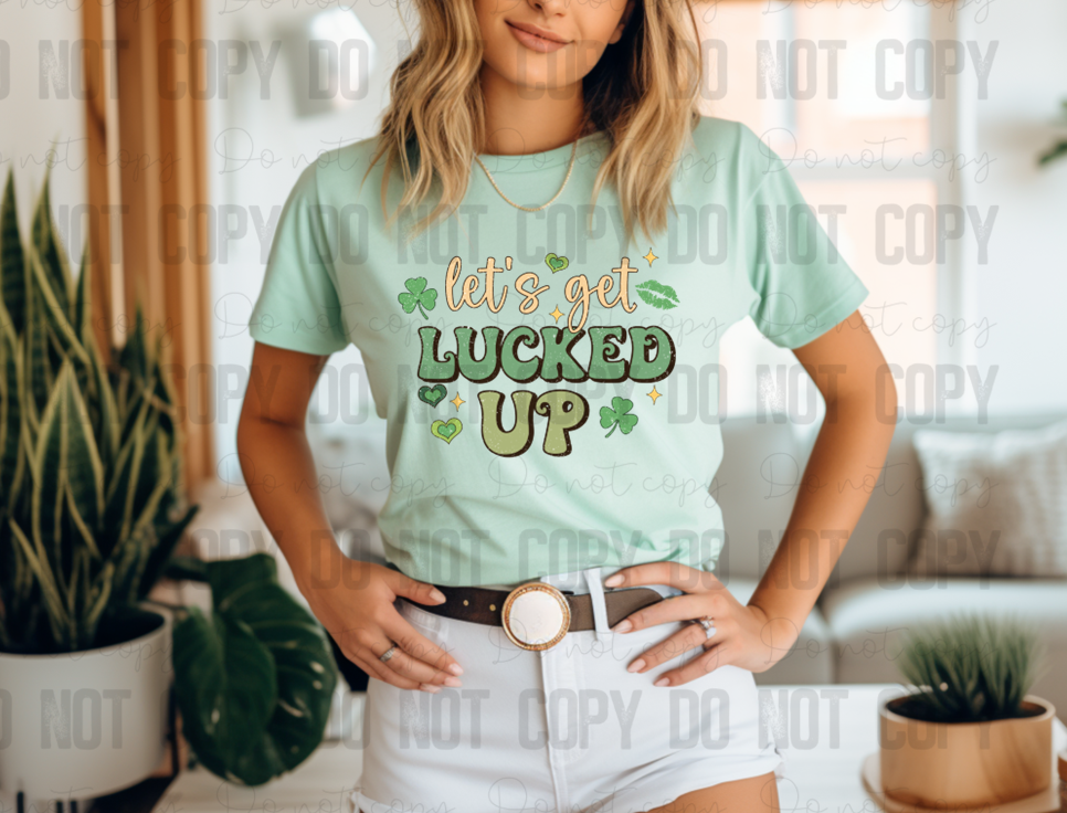 03-79 Let's Get Lucked Up 2 tee