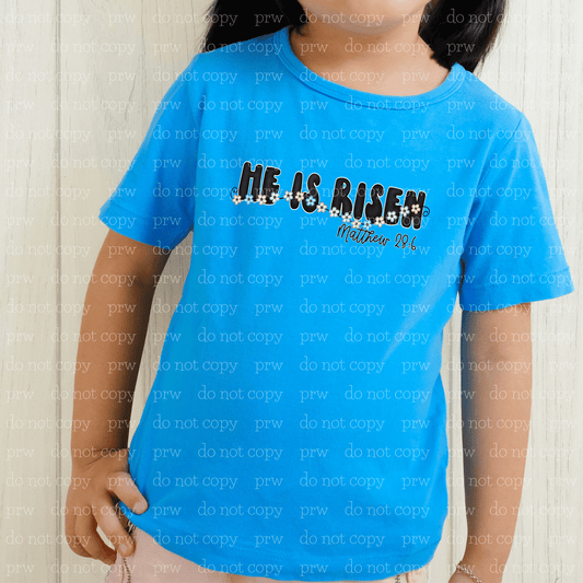 04-25 He Is Risen Completed Tee