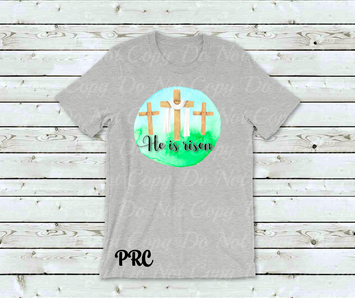 04-43 He Is Risen Completed Tee