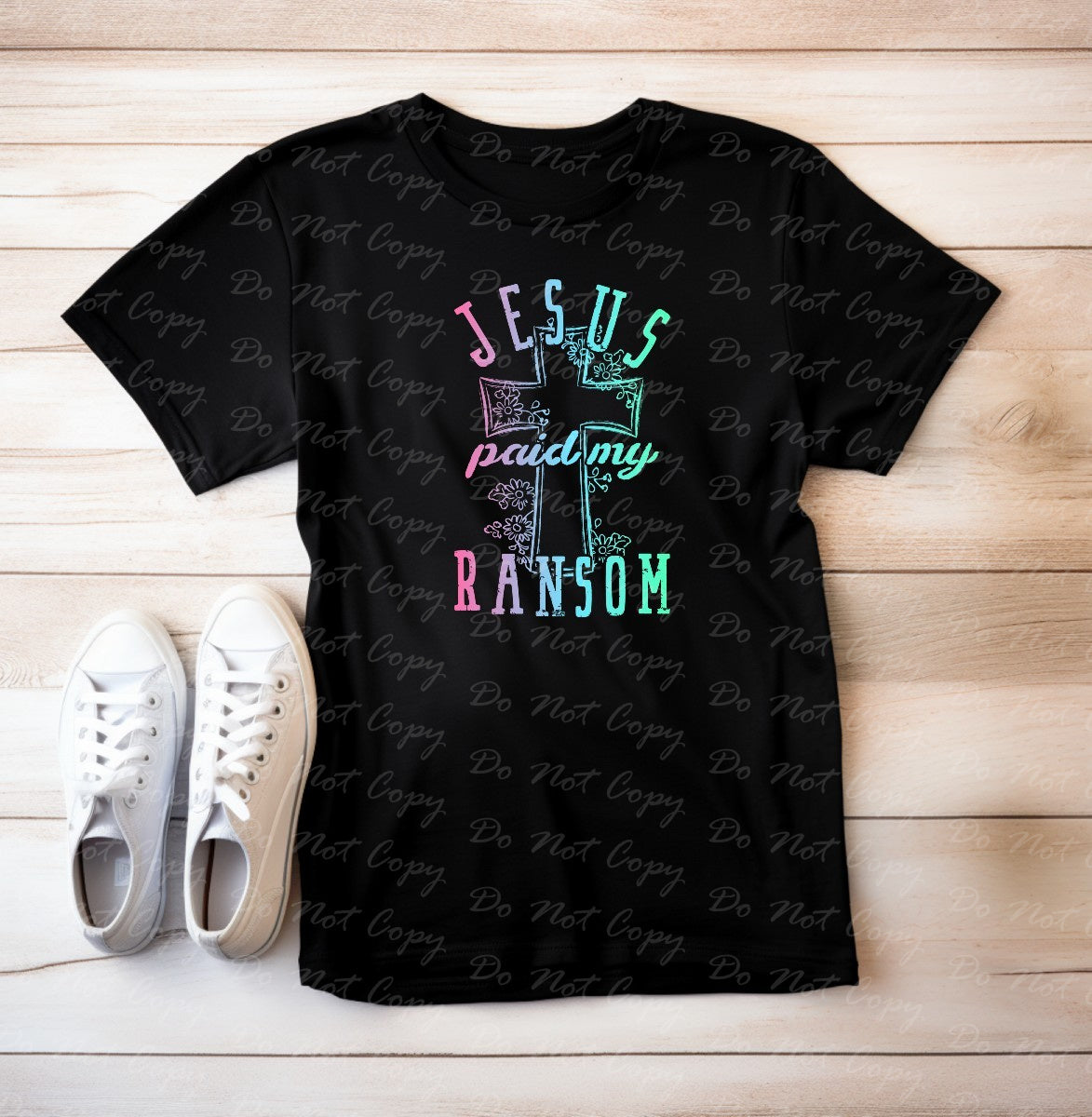 04-79 A Colored  - Jesus Paid My Ransom tee