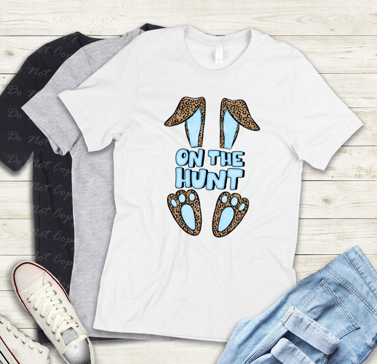 04-86 A Blue - On The Hunt tee