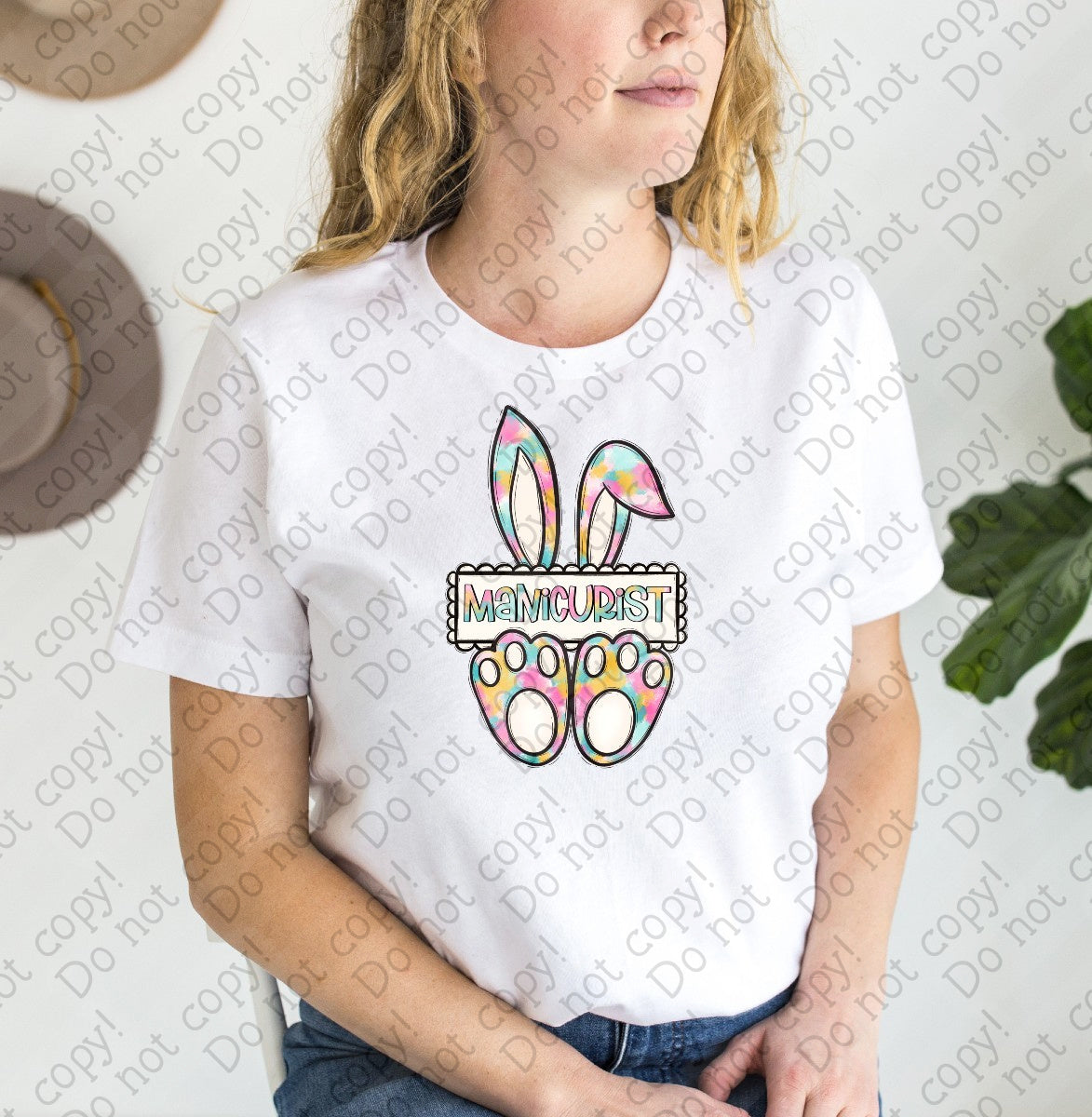 04-90 Pastel Rabbit (Choose Profession) tee