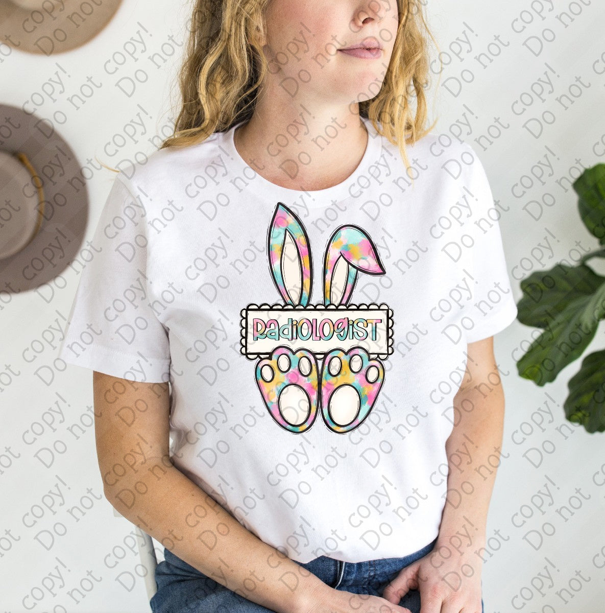 04-90 Pastel Rabbit (Choose Profession) tee