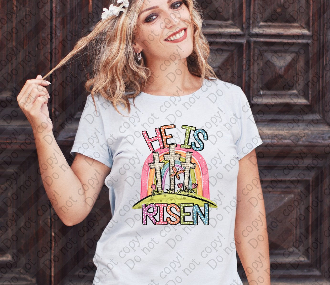 04-91 He is Risen tee