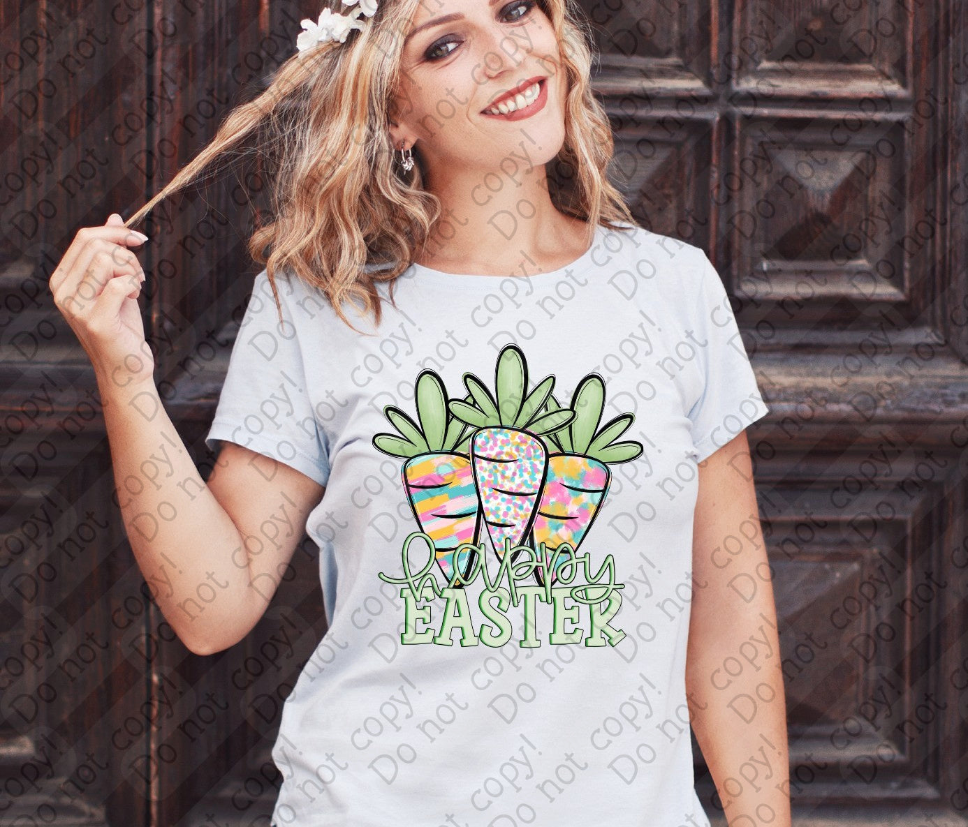 04-94 Happy Easter Carrots tee