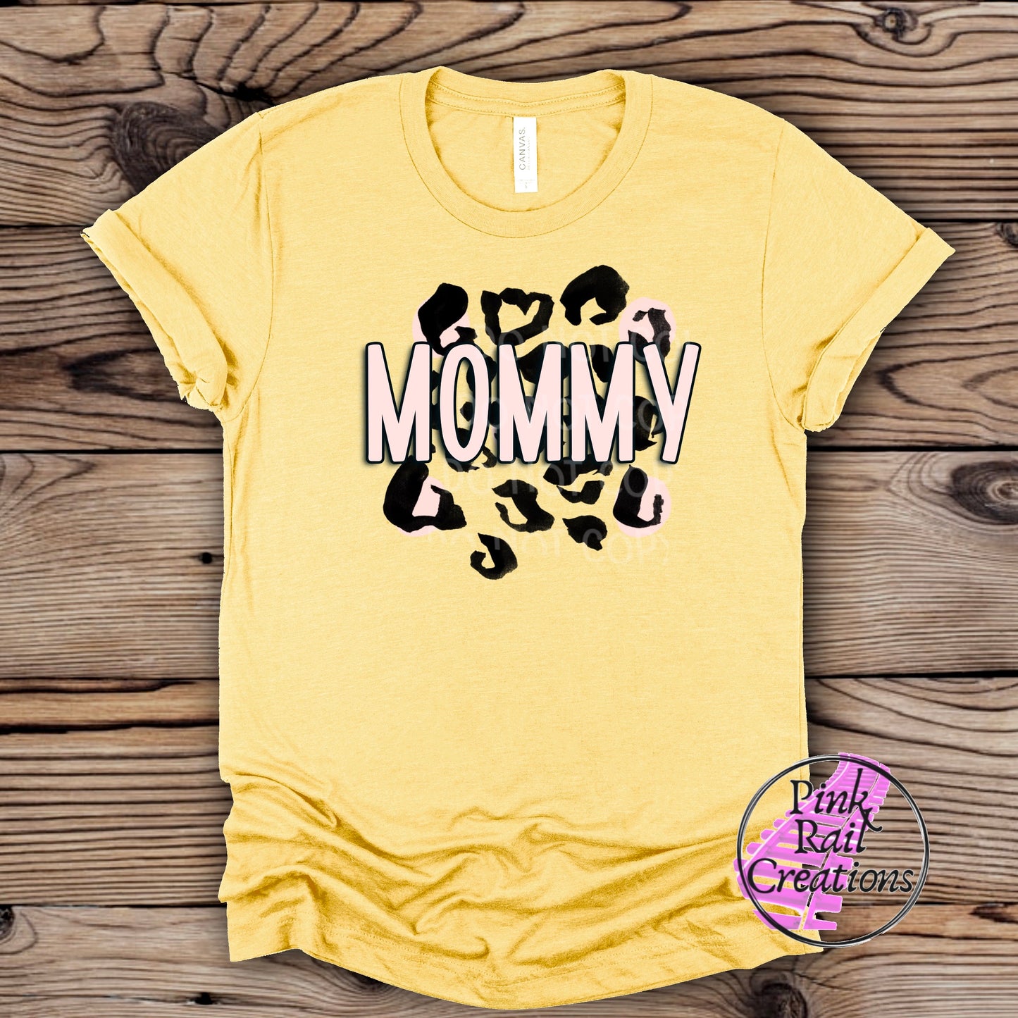 05-03 Mommy Cheetah Print Completed Tee