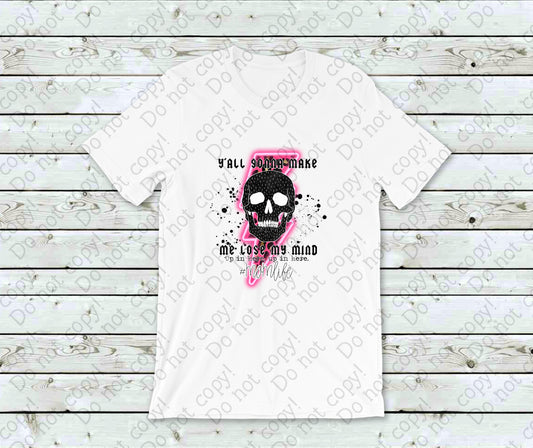 05-102 Lose My Mind Mom Life tee