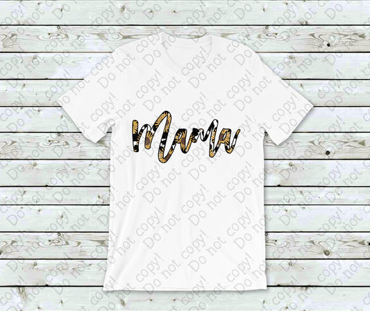05-111 Mama Sunflowers Script Tee