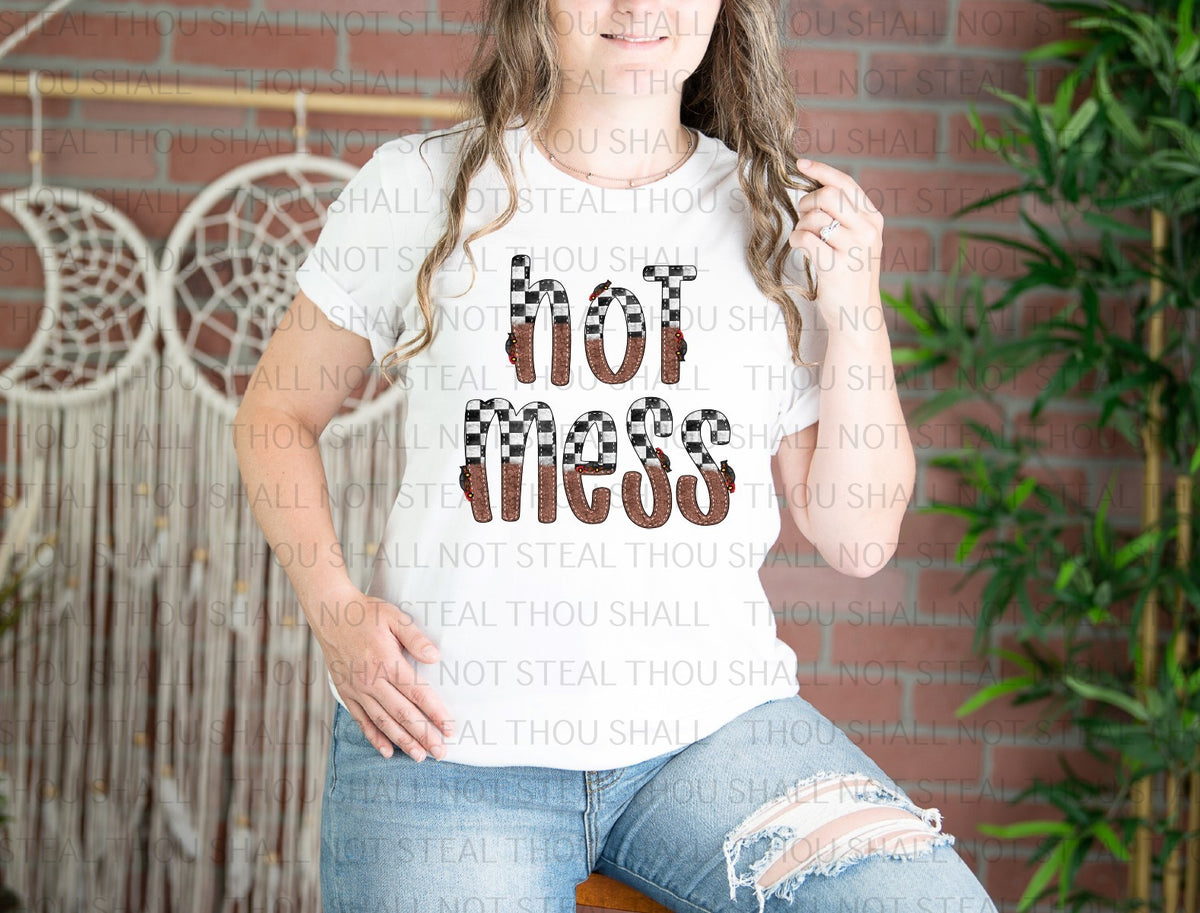 05-125 Hot Mess tee