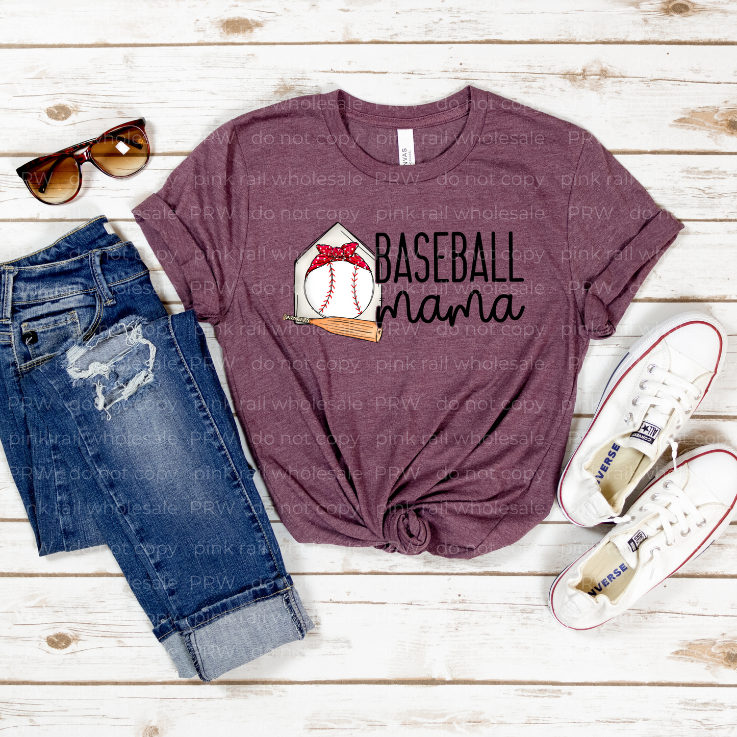 05-23 Baseball Bandana Mama Tee