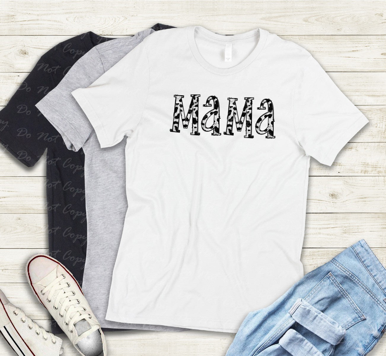 05-28 Mama Cow Print Tee