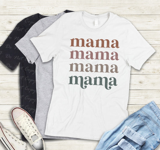 05-52 Aesthetic Stack Mama Tee