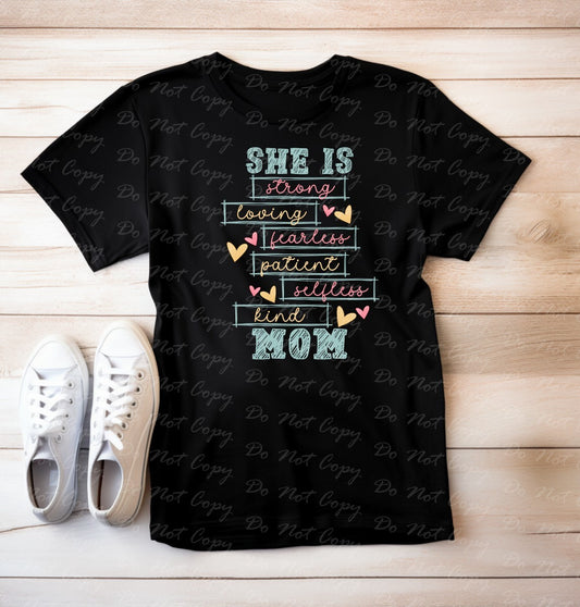 05-86 She Is Mom tee