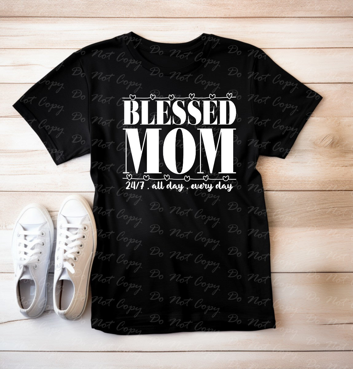 05-91 White - Blessed Mom tee