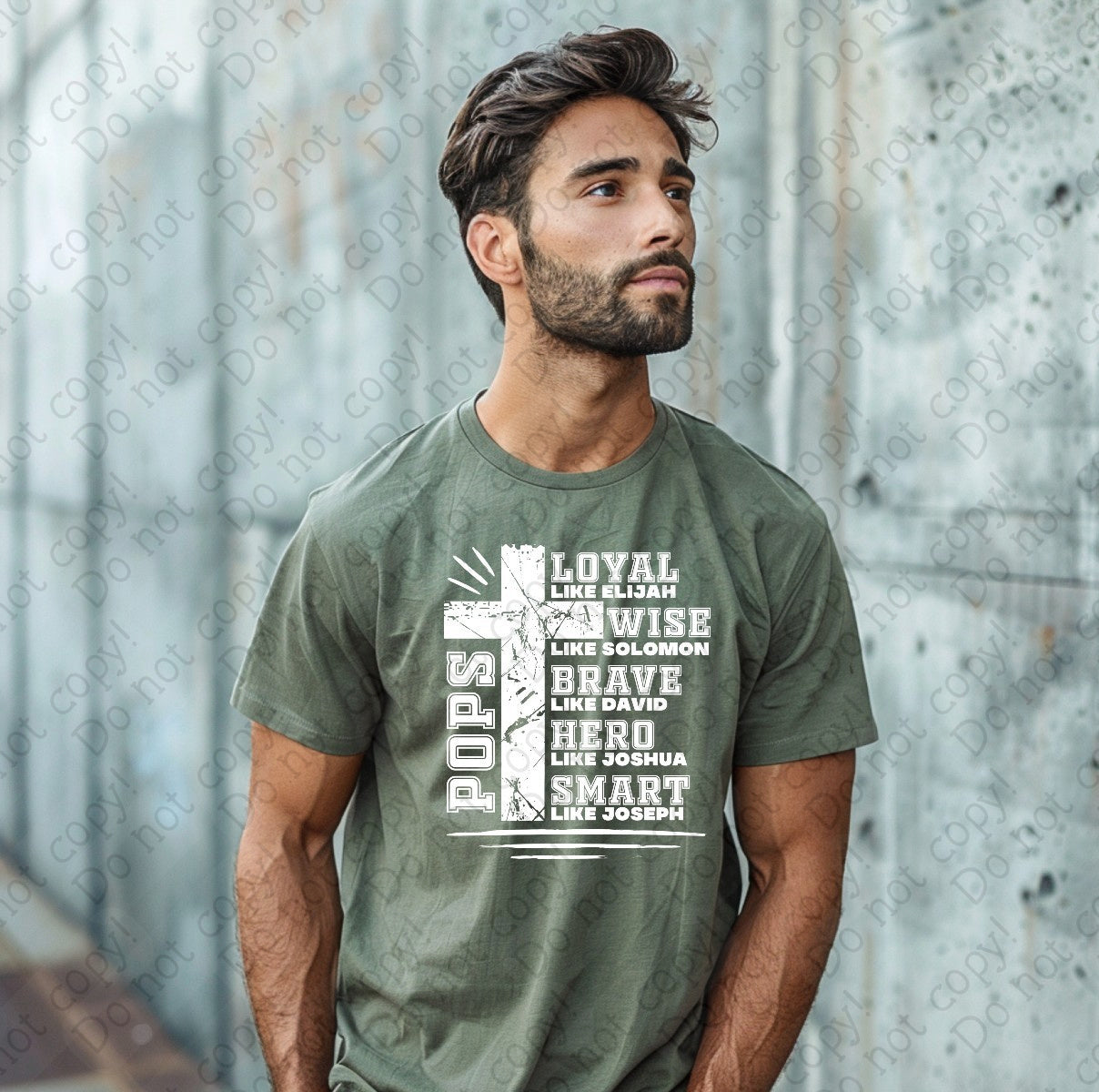 06-116 Pops Loyal Wise Brave tee