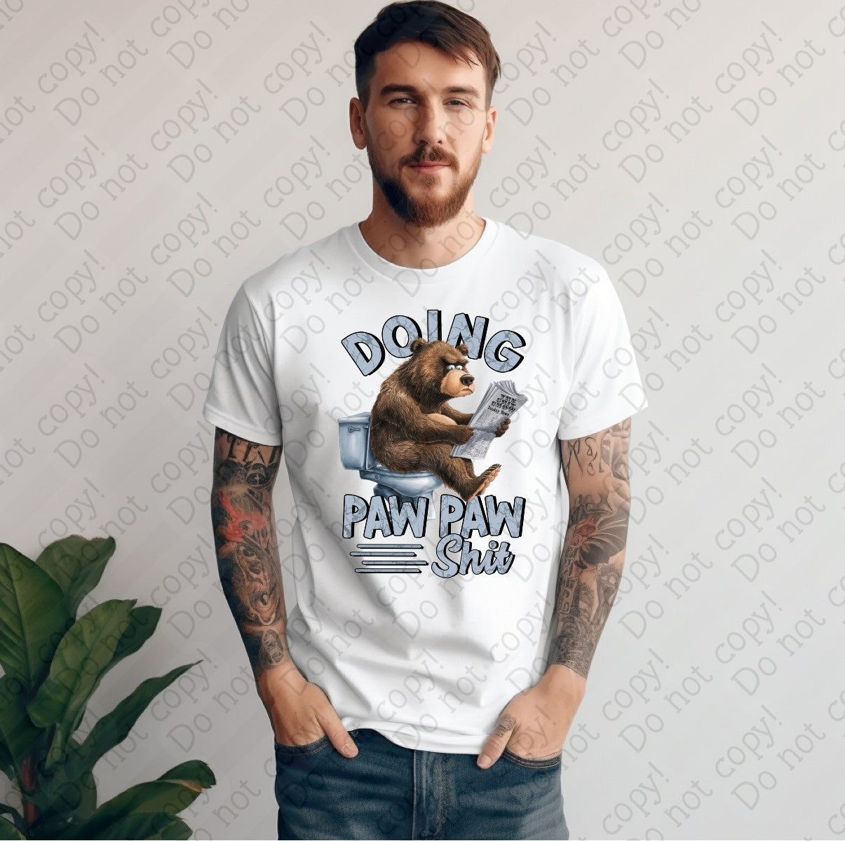 06-117 Doing Paw Paw Shit tee