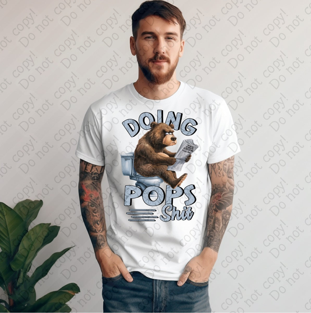 06-119 Doing Pops Shit tee