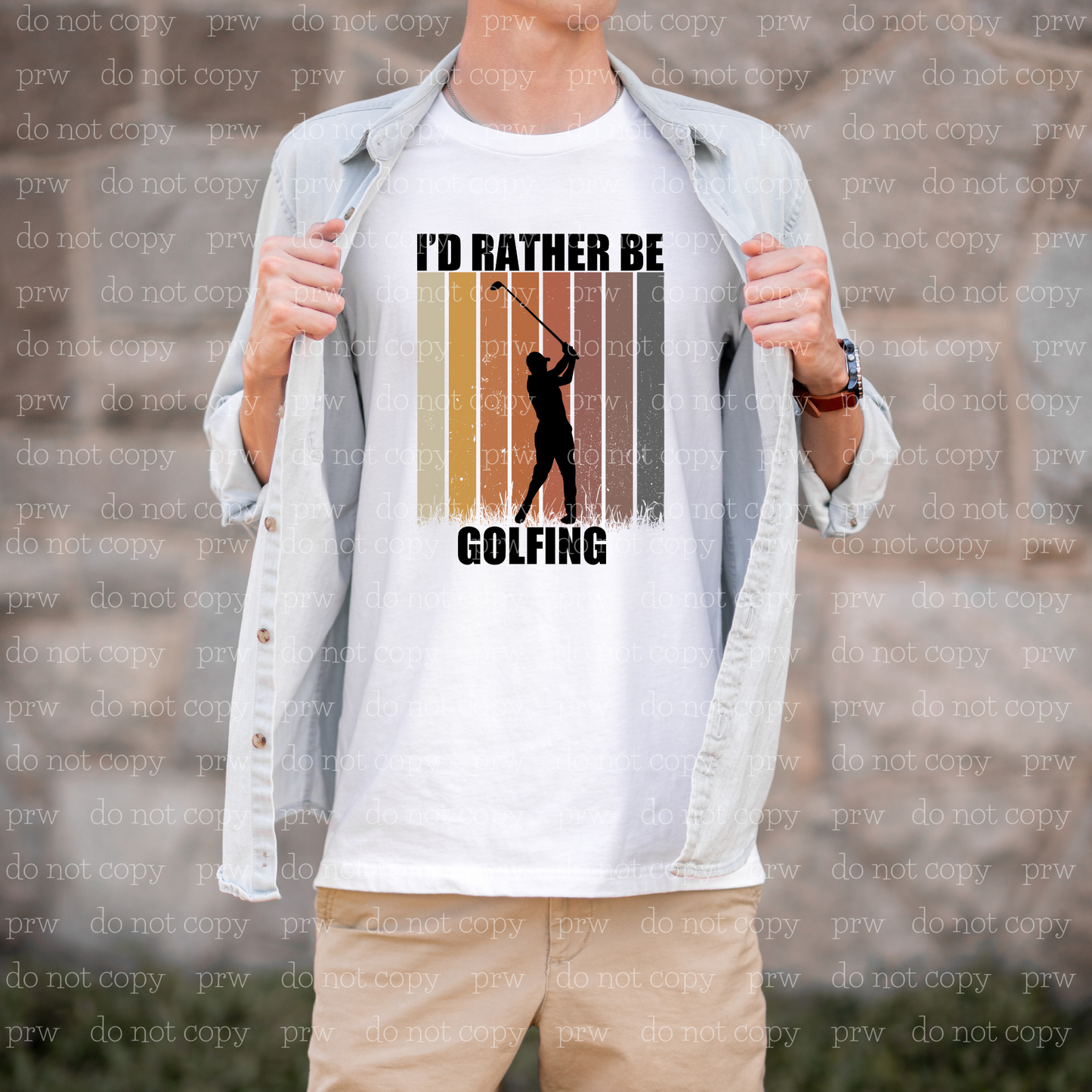 06-11 I'd Rather Be Golfing Completed Tee