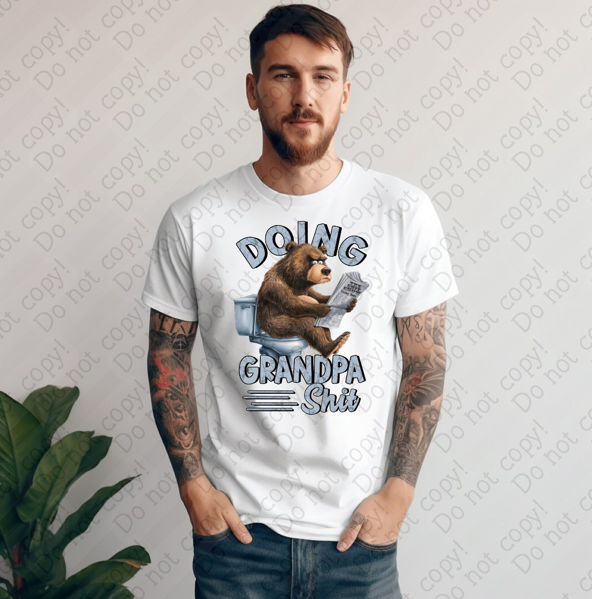 06-124 Doing Grandpa Shit tee