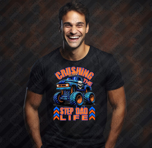 06-130 Crushing the Step Dad life tee
