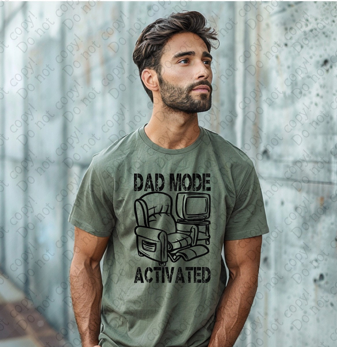 06-142 Dad Mode Activated tee