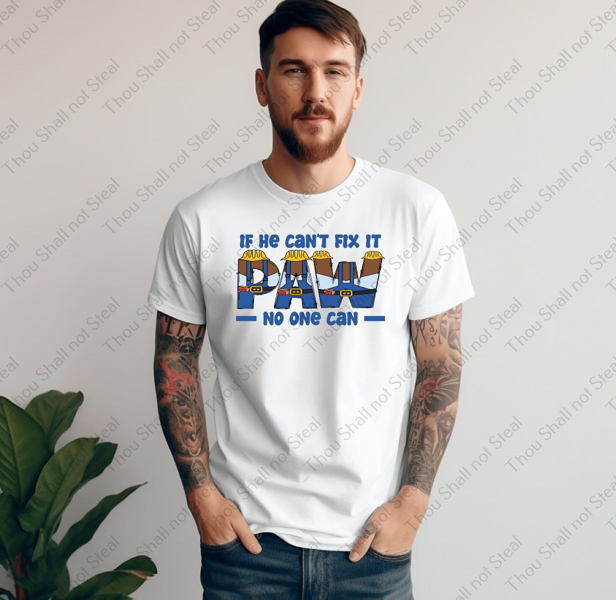 06-145 If he can_t fix it (Choose One) tee