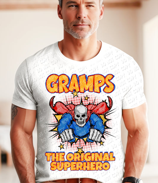 06-17 Gramps - The Original Superhero Completed Tee