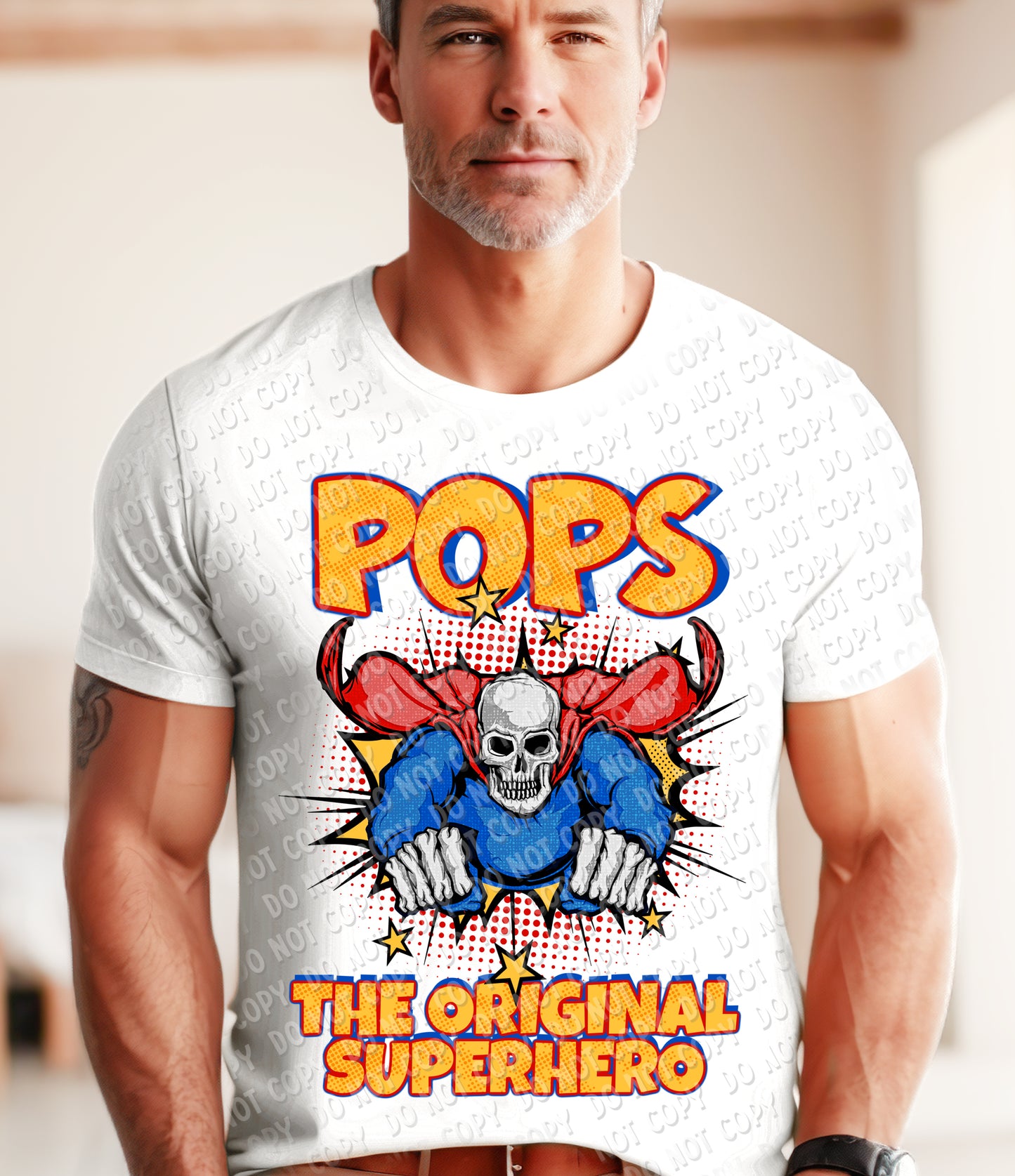 06-23 Pops - The Original Superhero Completed Tee