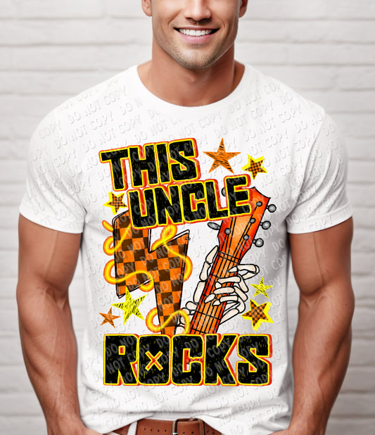 06-36 This Uncle Rocks Completed Tee