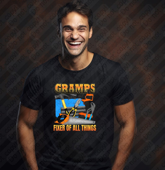 06-97 Gramps Fixer of all things tee