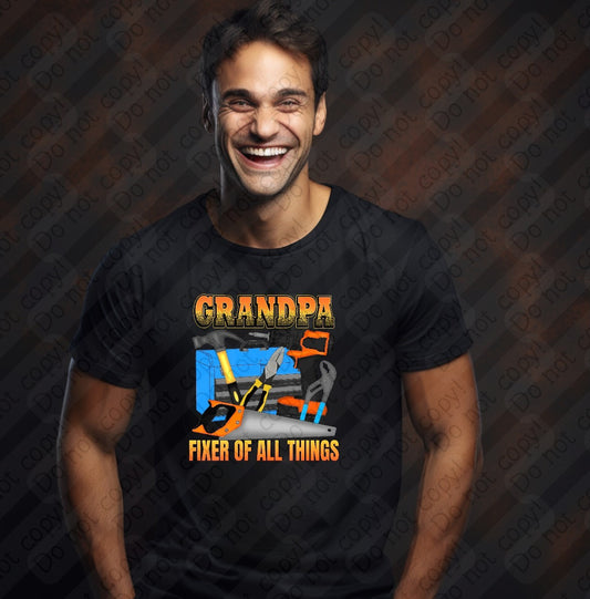 06-98 Grandpa Fixer of all things tee