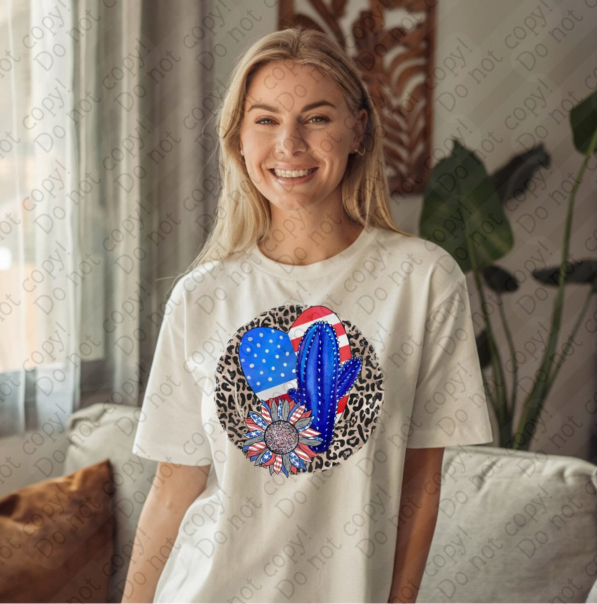 07-133 Cactus Americana Colored Tee