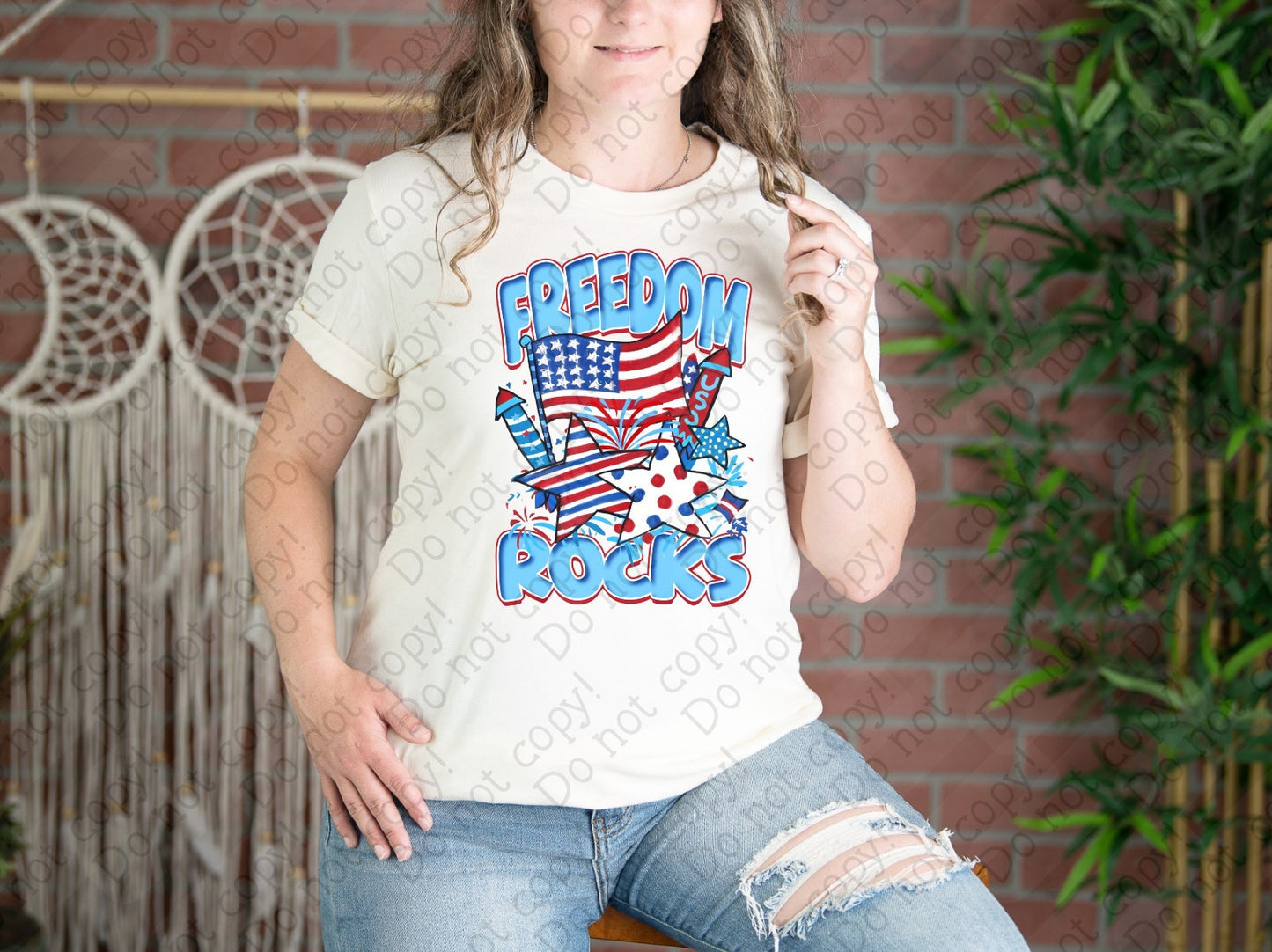 07-246 Freedom Rocks Tee