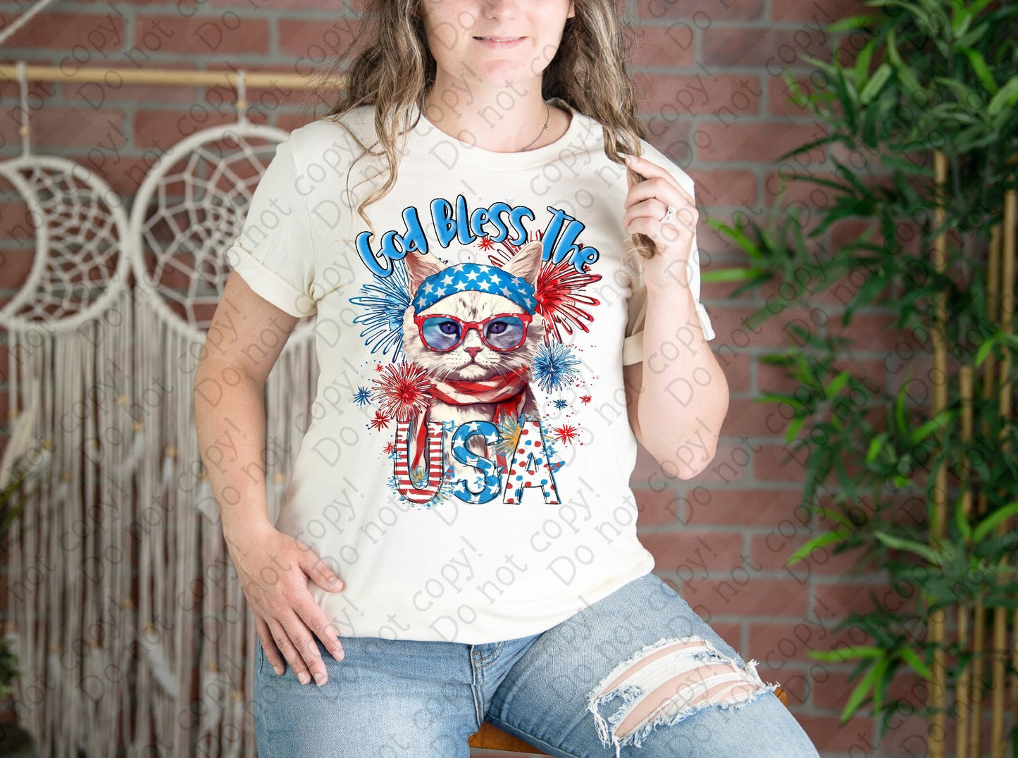 07-253 God Bless The USA Tee