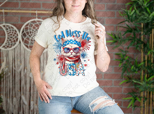 07-253 God Bless The USA Tee