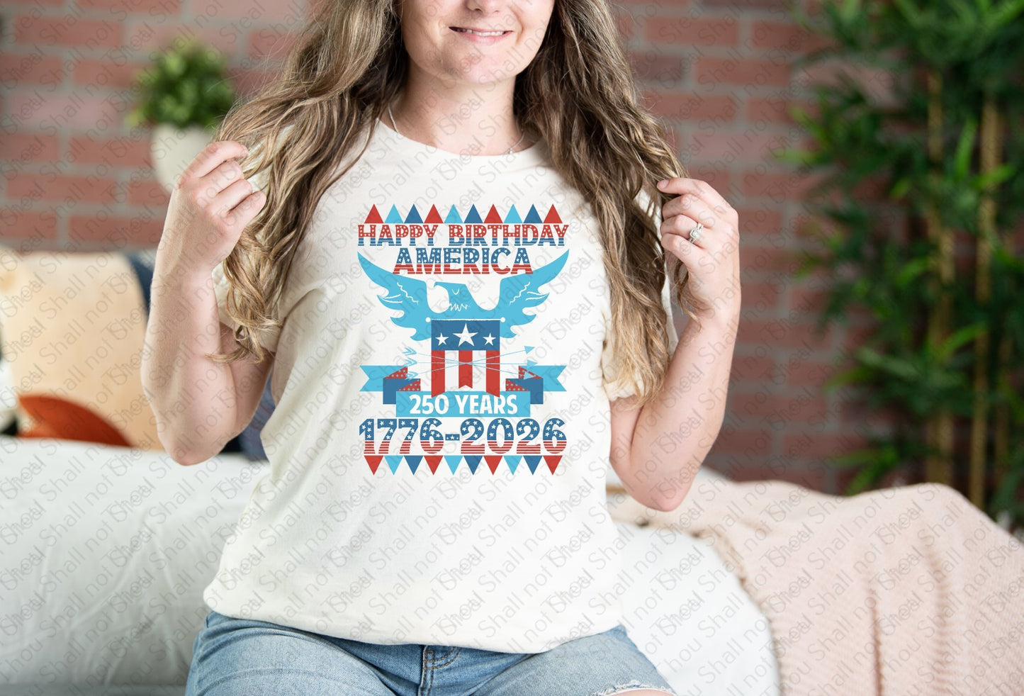 07-268 Happy Birthday America tee