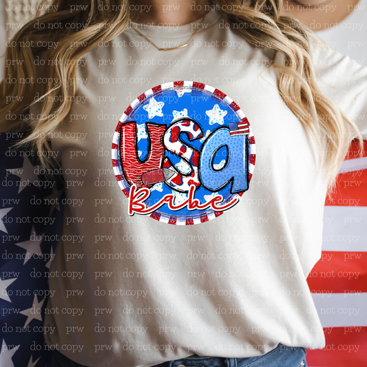 07-52 USA Babe Completed Tee