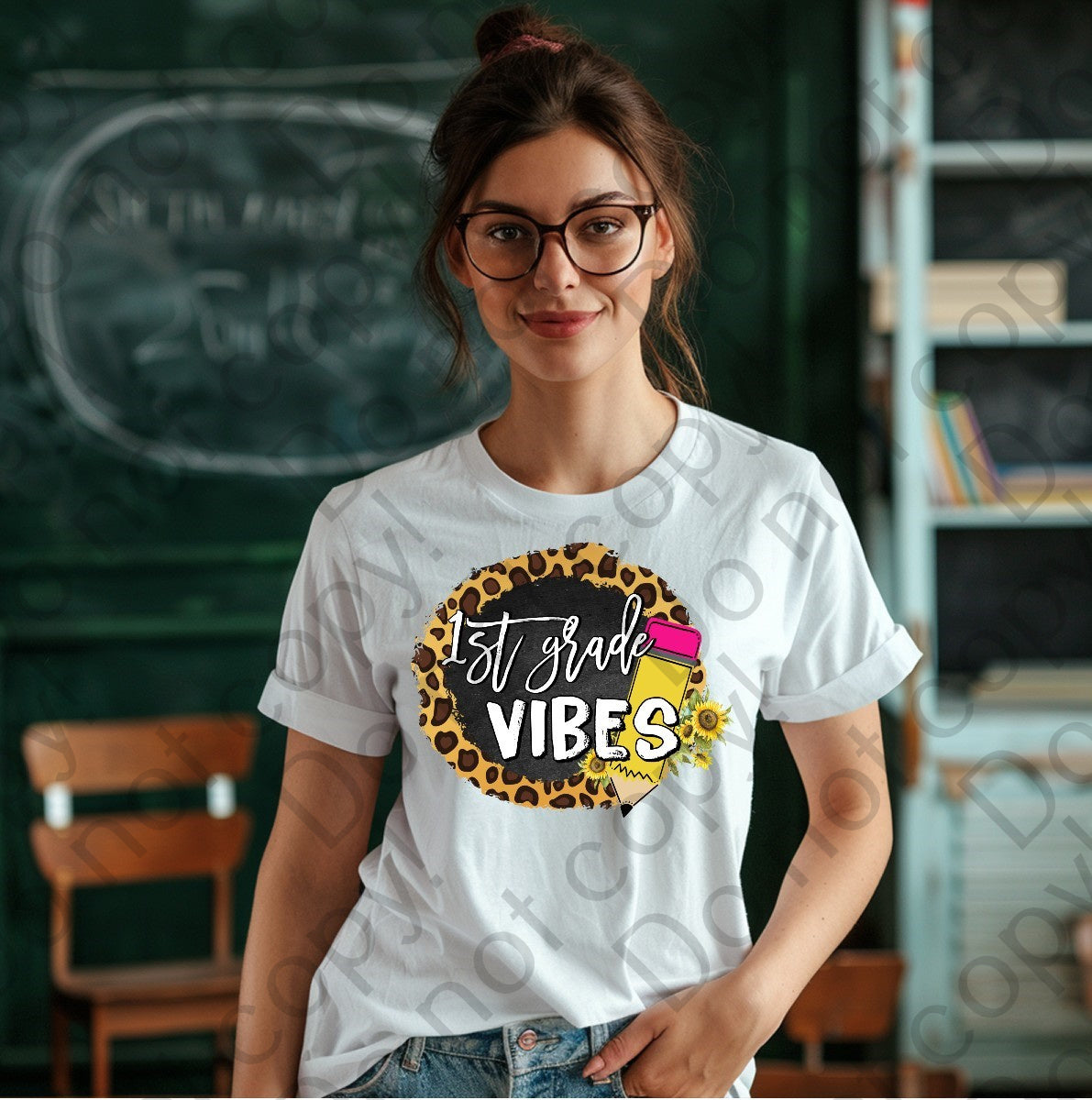 08-110 1st Grade Vibes Tee