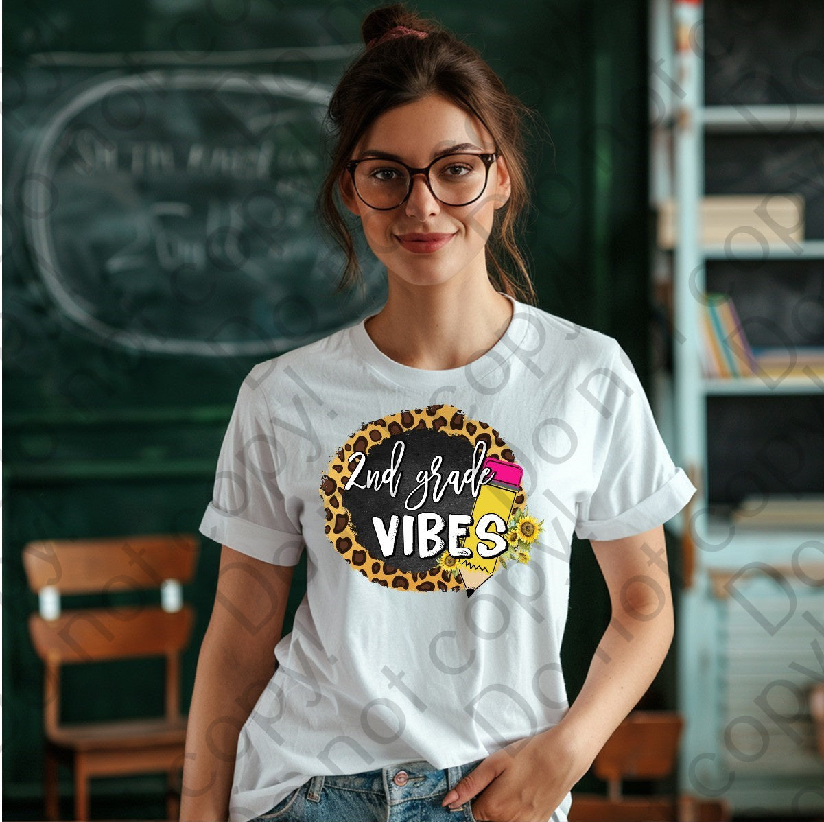 08-111 2nd Grade Vibes Tee