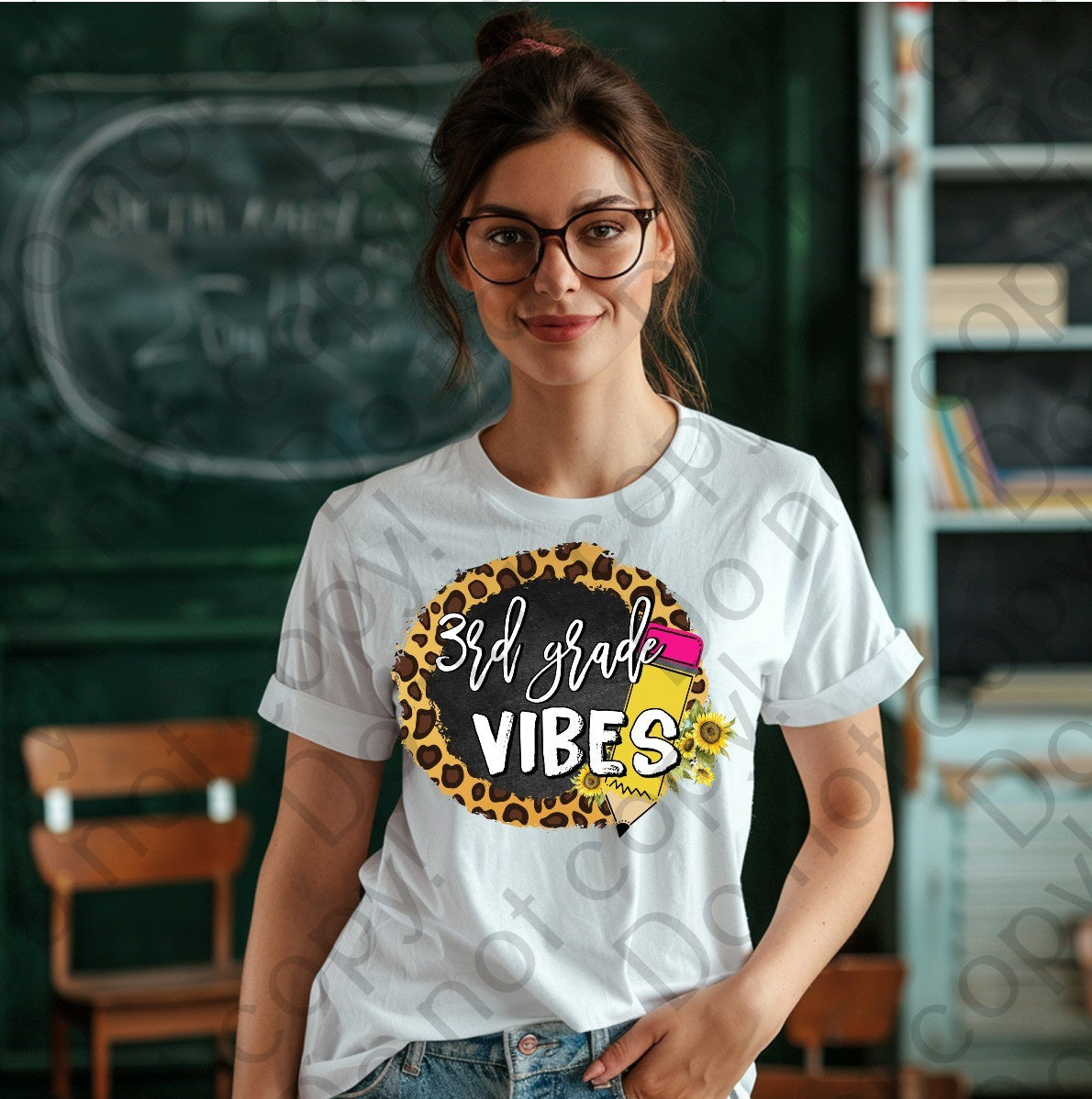 08-112 3rd Grade Vibes Tee