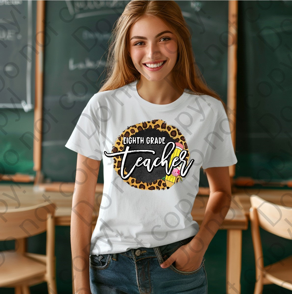 08-119 Eighth grade teacher Tee
