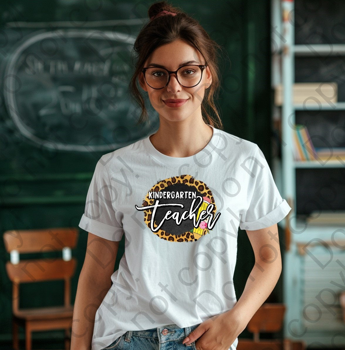 08-128 Kindergarten teacher Tee