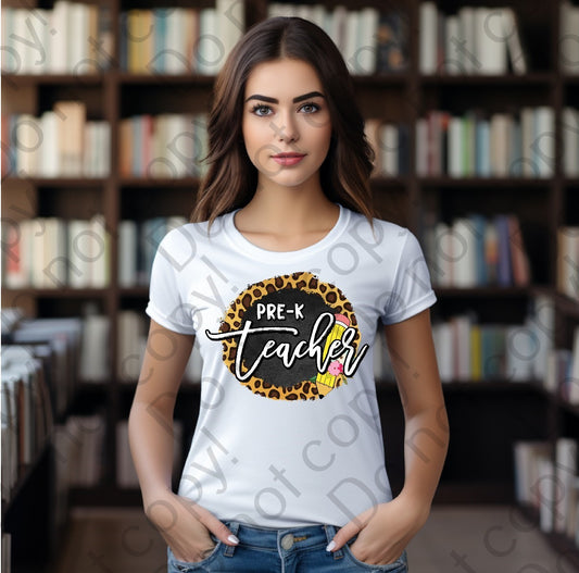 08-130 Pre-K teacher Tee