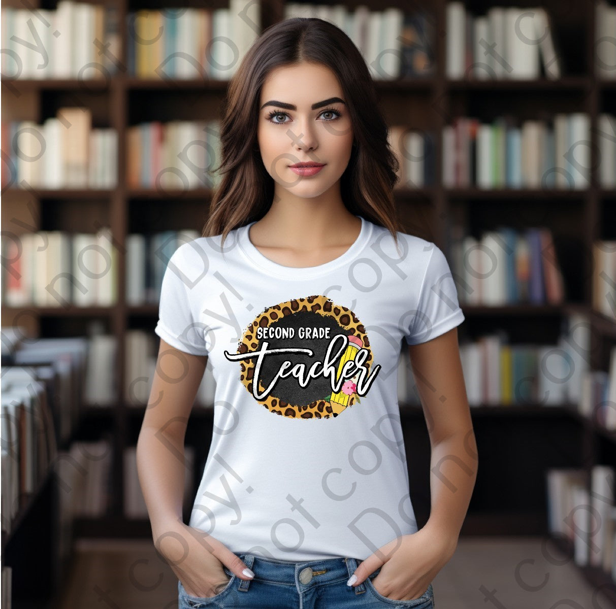 08-131 Second Grade teacher Tee