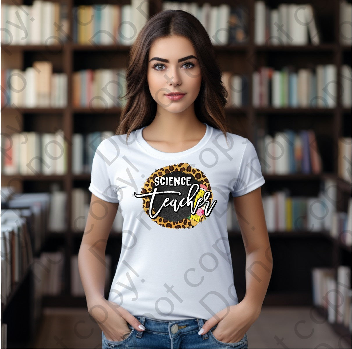 08-132 Science teacher Tee
