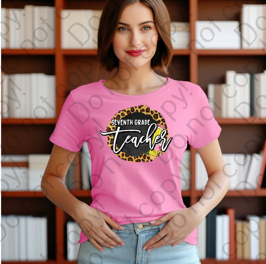 08-136 Seventh grade teacher Tee