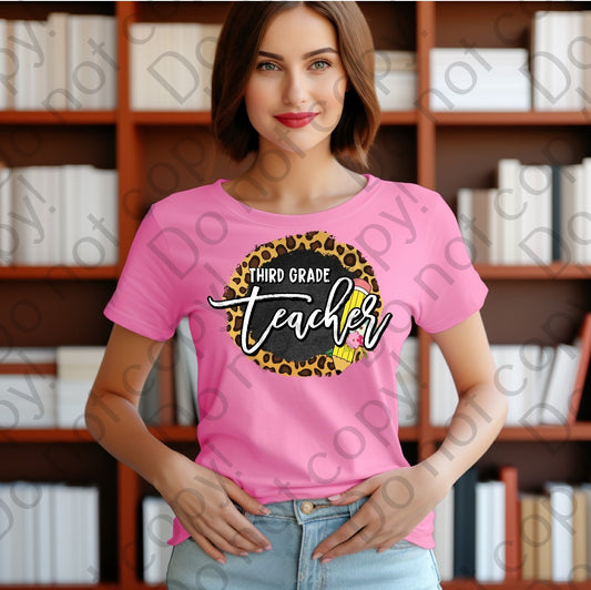 08-140 Third grade teacher Tee