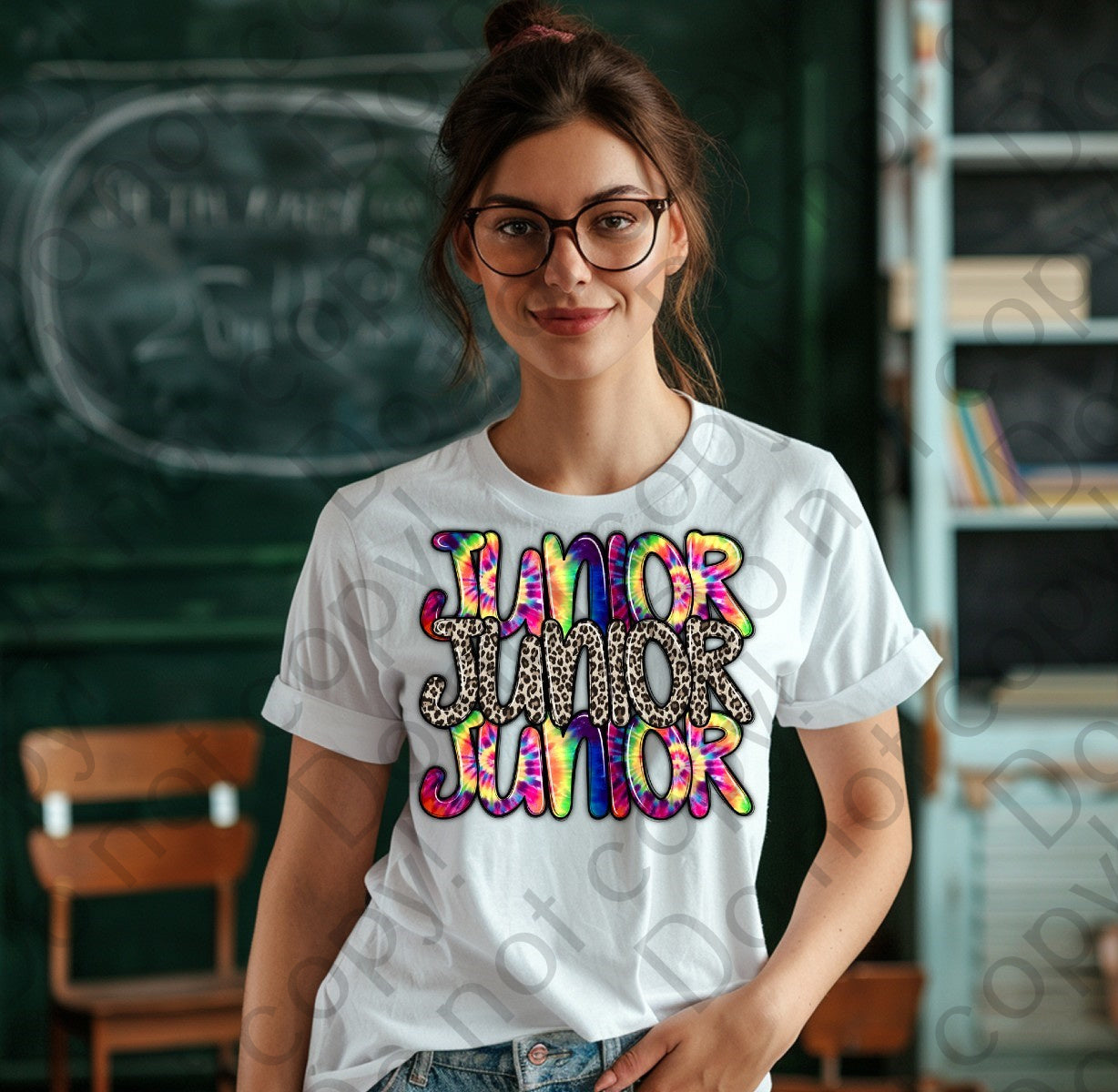 08-148 Tie dye junior Tee