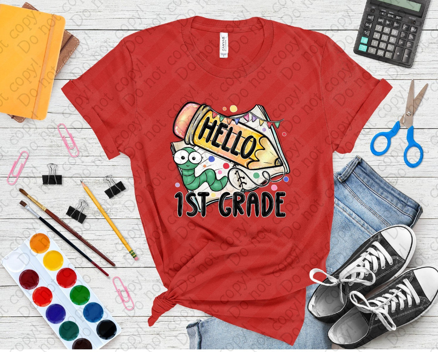 08-164 Hello (Choose your Grade) tee