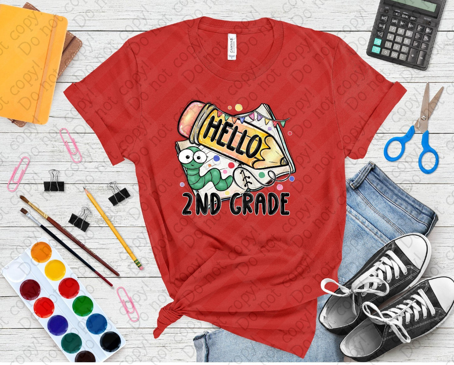08-164 Hello (Choose your Grade) tee